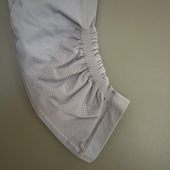 Lululemon Flow & Go Crop Battleship Grey Sz 6 High Waisted Leggings Gym Workout - Picture 12 of 16